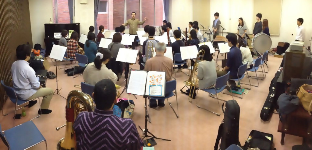 Hynemos Wind Orchestra リハーサル風景(2014.10.12)